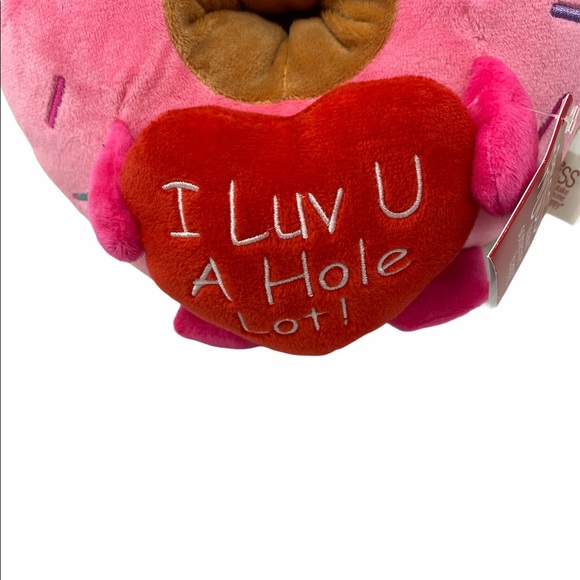 i love you a whole lot donut stuffed animal